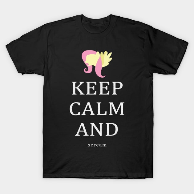 My Little Pony - Keep Calm and - Fluttershy T-Shirt by SSXVegeta